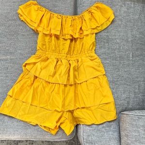 Short romper, pull on, NOTE it runs small